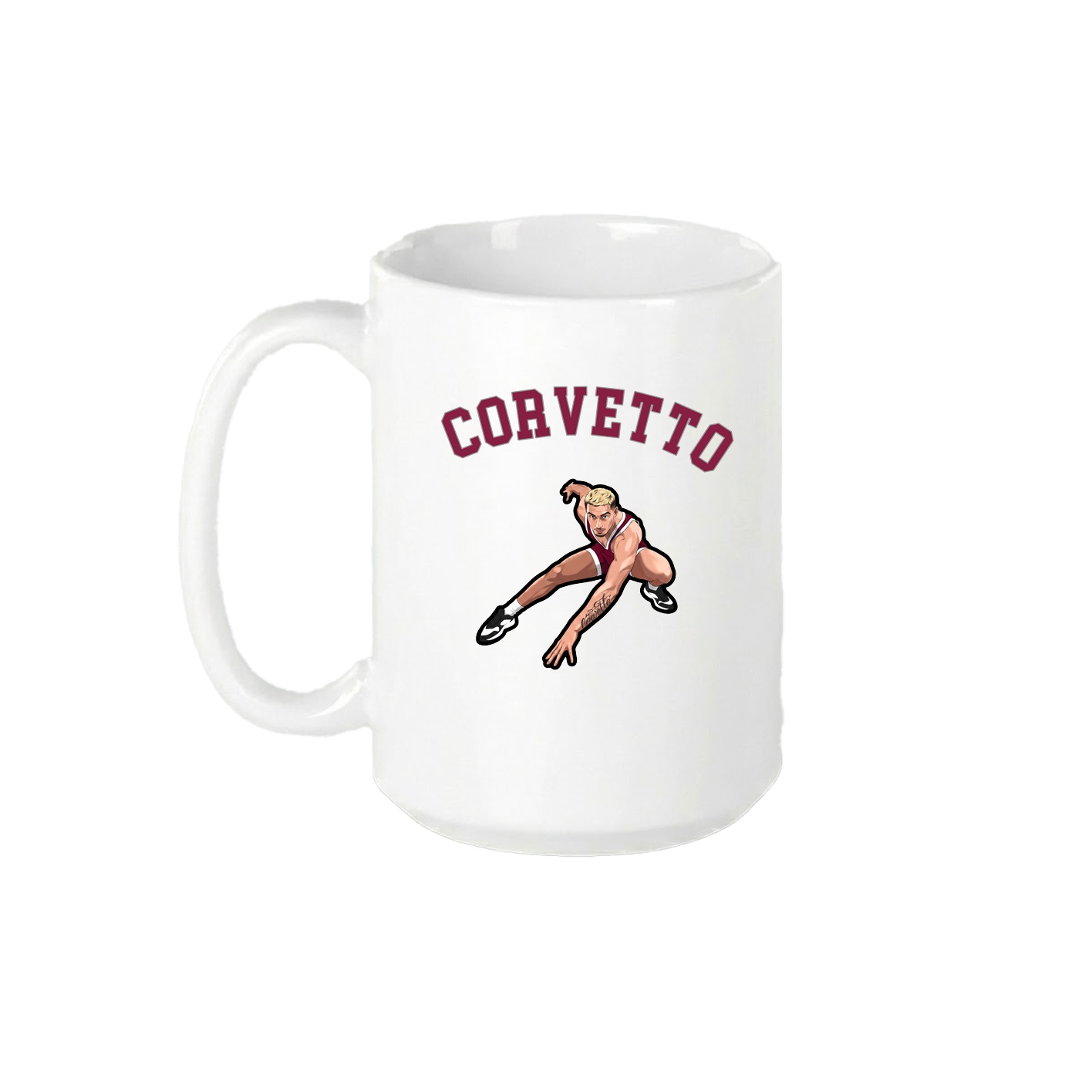 15oz Coffee Mug — Shirsey Arch in White