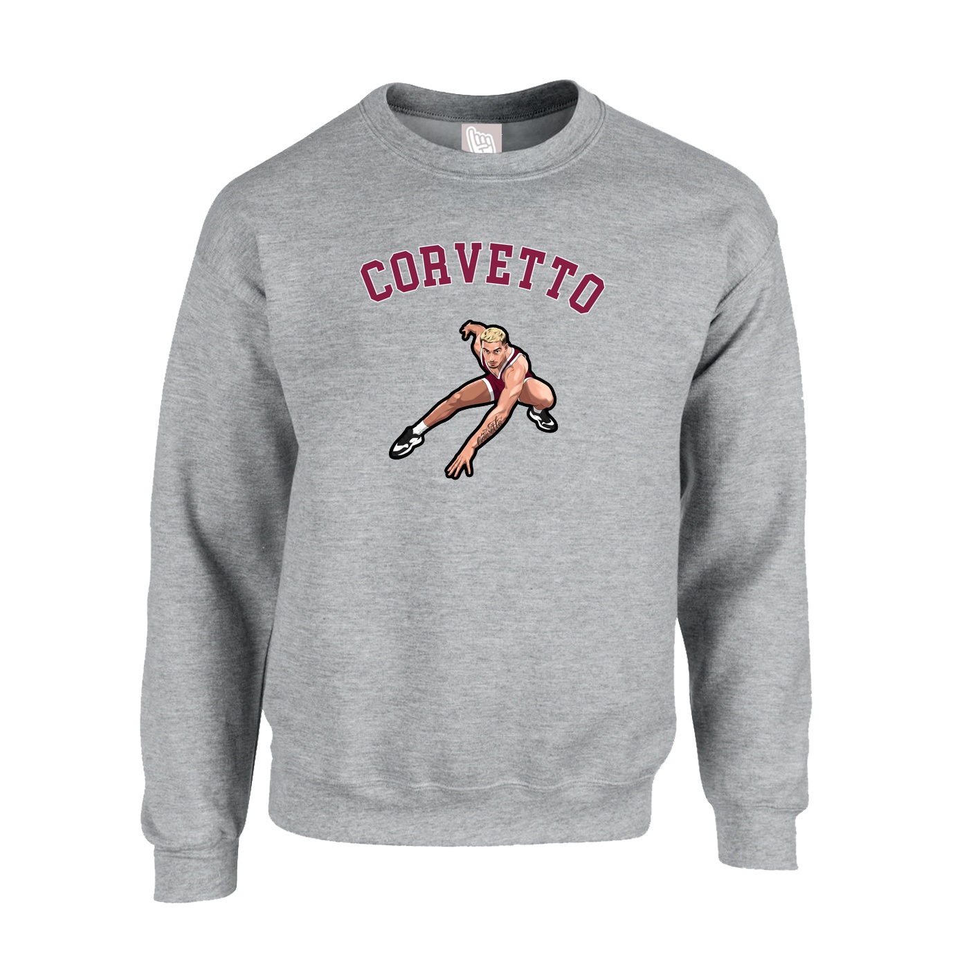 Fleece Crew — Shirsey Arch in Grey