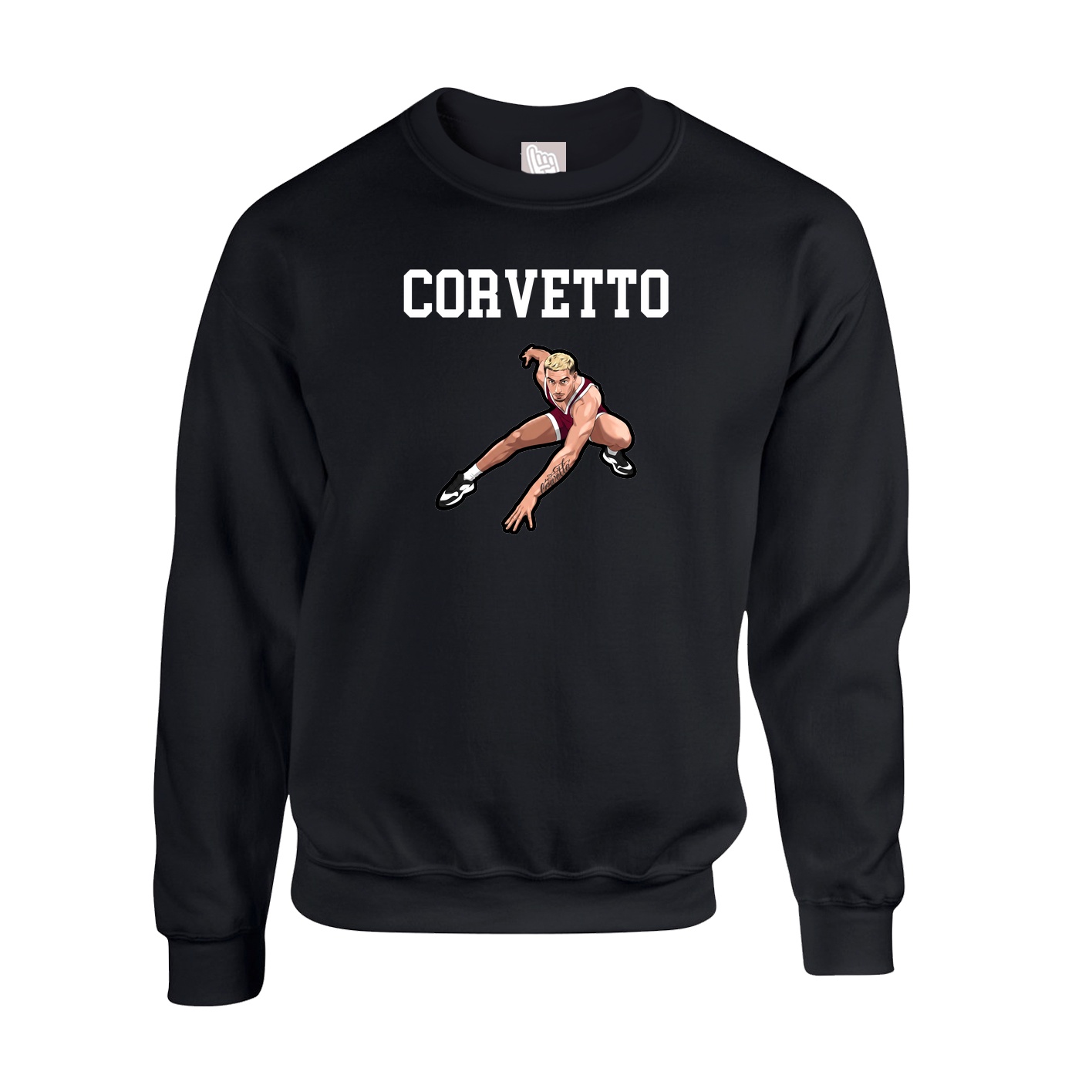 Fleece Crew — Shirsey in Black