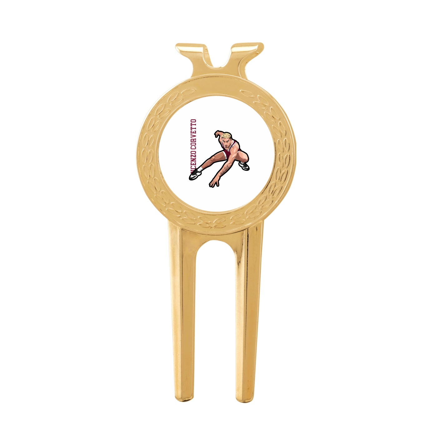 Divot Tool with Ball Marker — Name Vertical in Classic