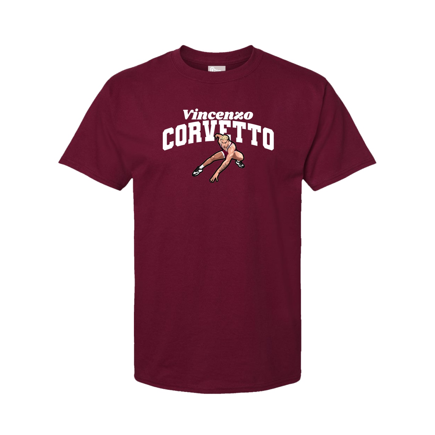 Youth Tee — Signature Arch in Cardinal