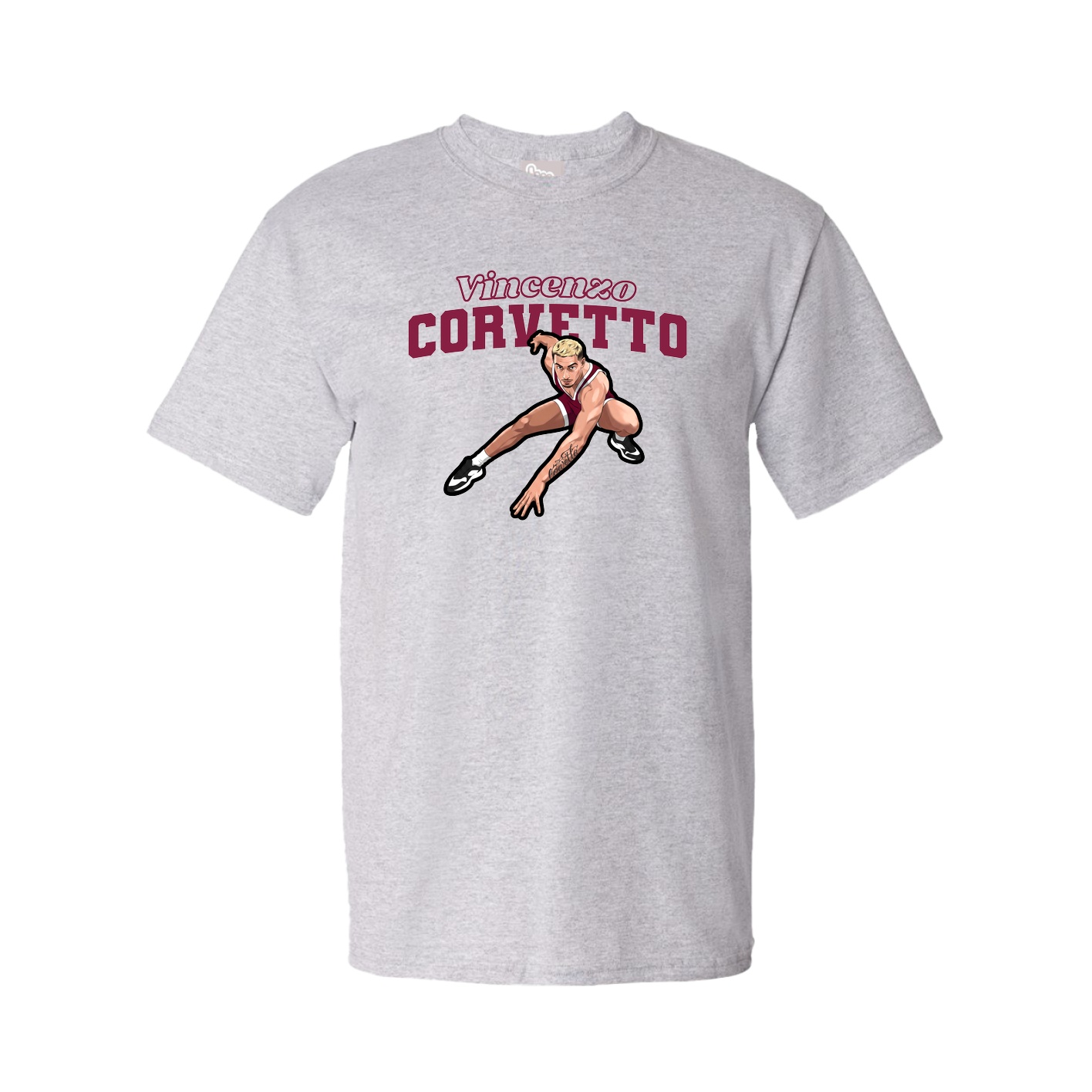 Tee — Name Arch in Grey