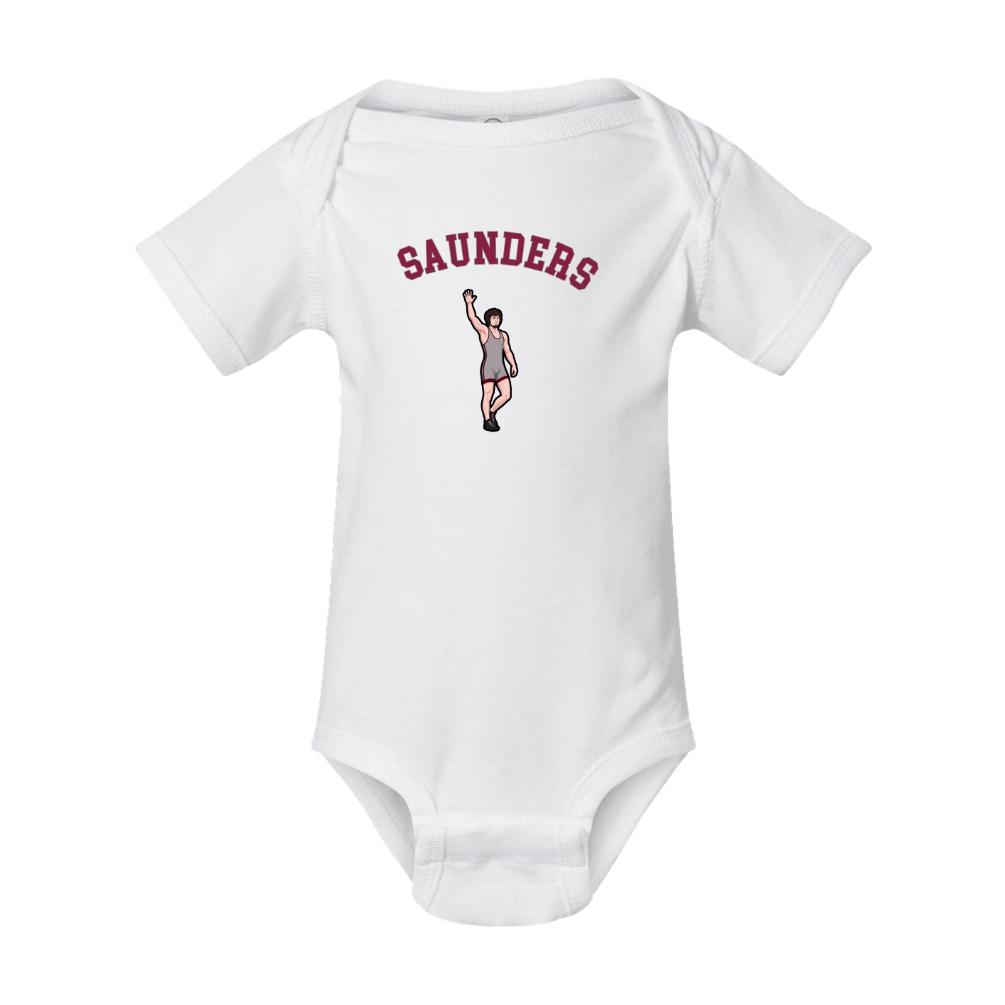 Baby Onesie — Shirsey Arch in White