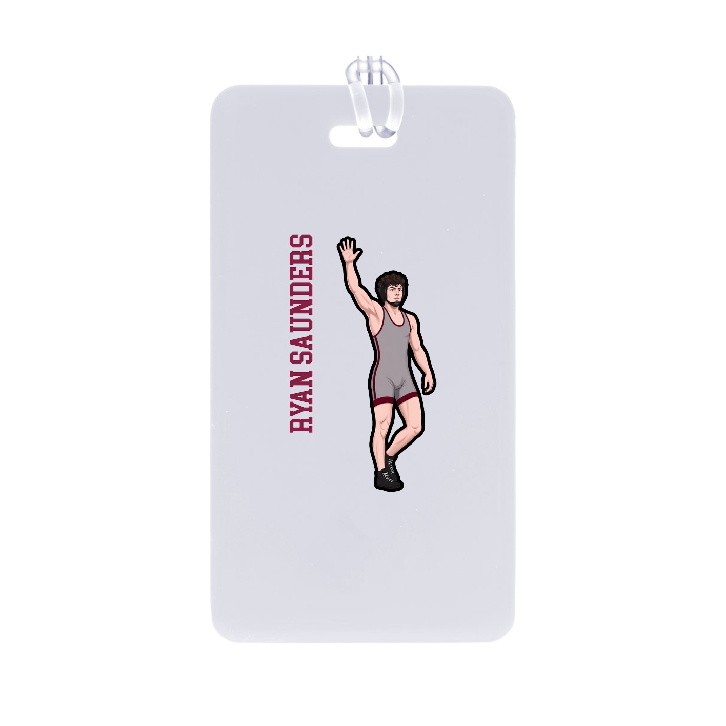 Bag Tag — Name Vertical in Classic