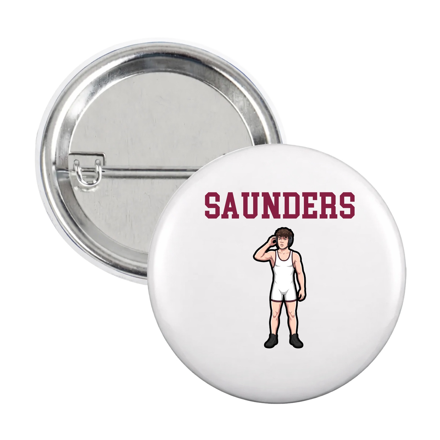 Game Day Button — Shirsey in White