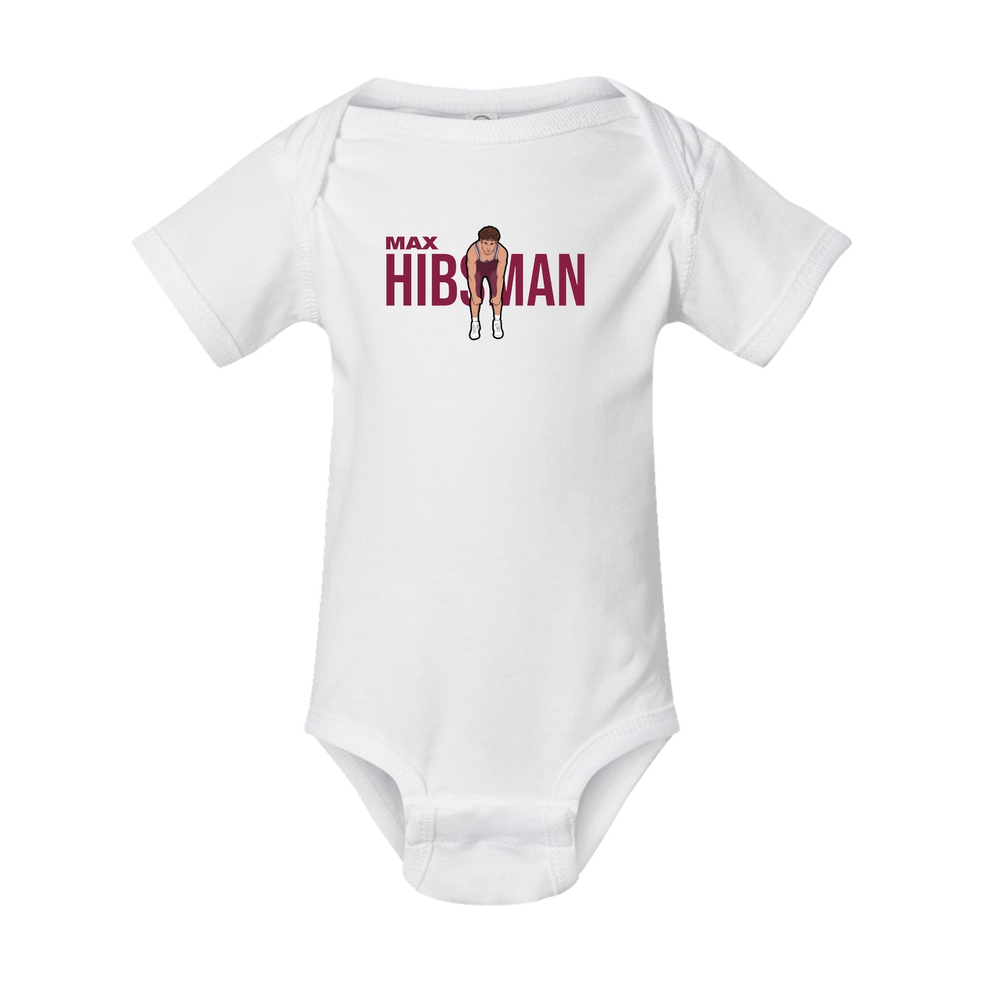 Baby Onesie — Player Name in White