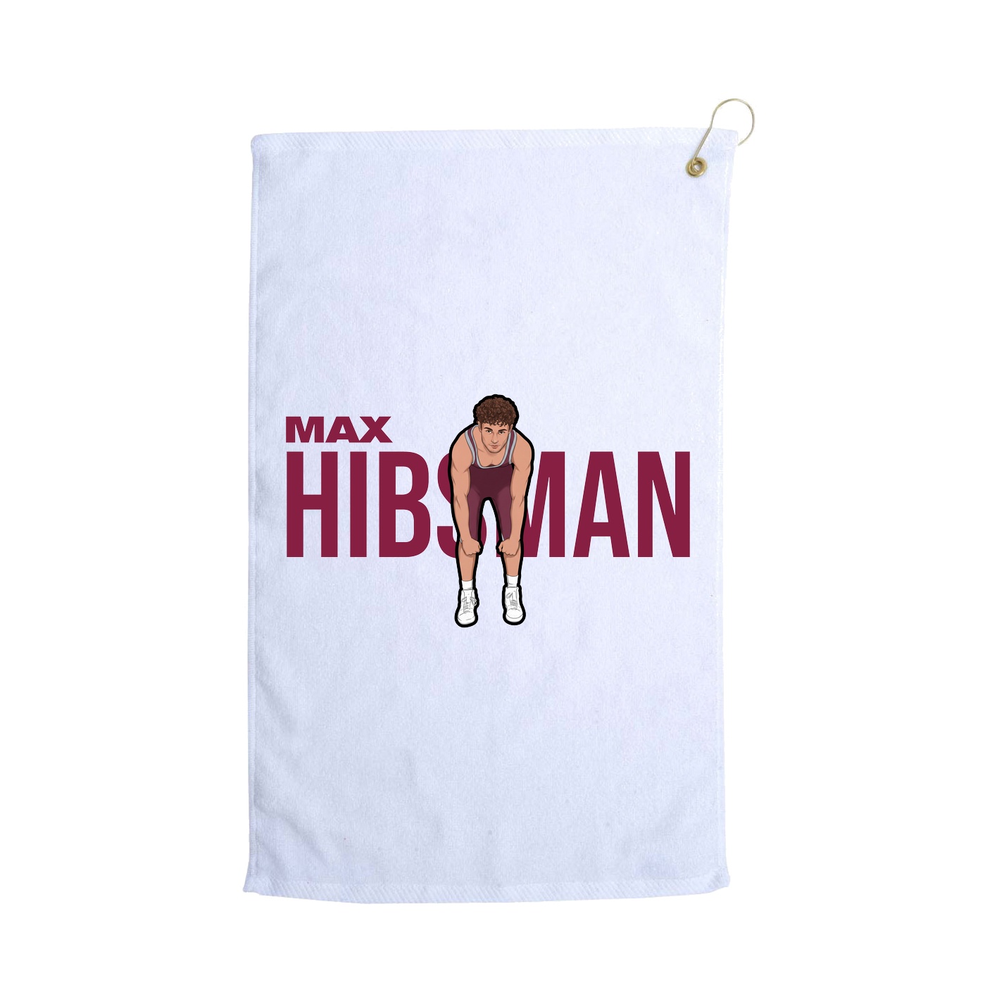 Golf Towel — Player Name in White