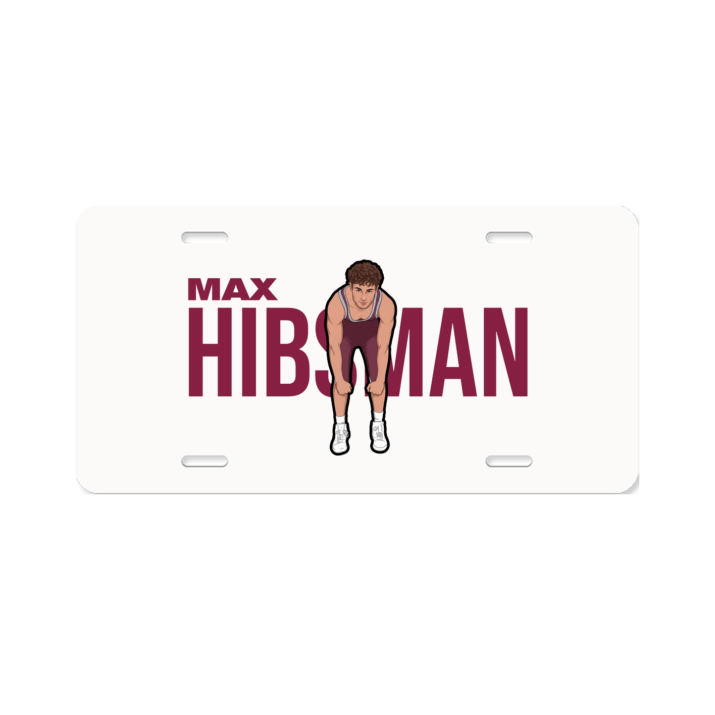 License Plate — Player Name in Classic