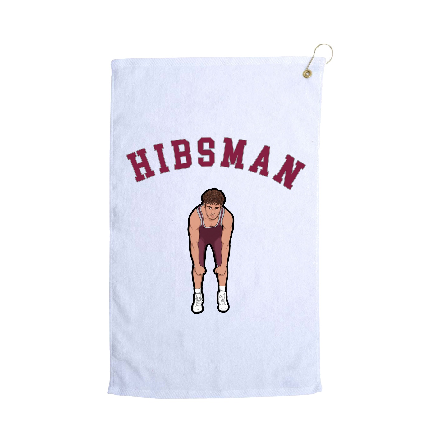 Golf Towel — Shirsey Arch in White