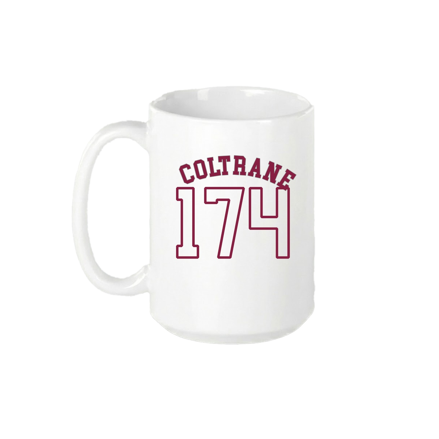 15oz Coffee Mug — Shirsey Arch in White