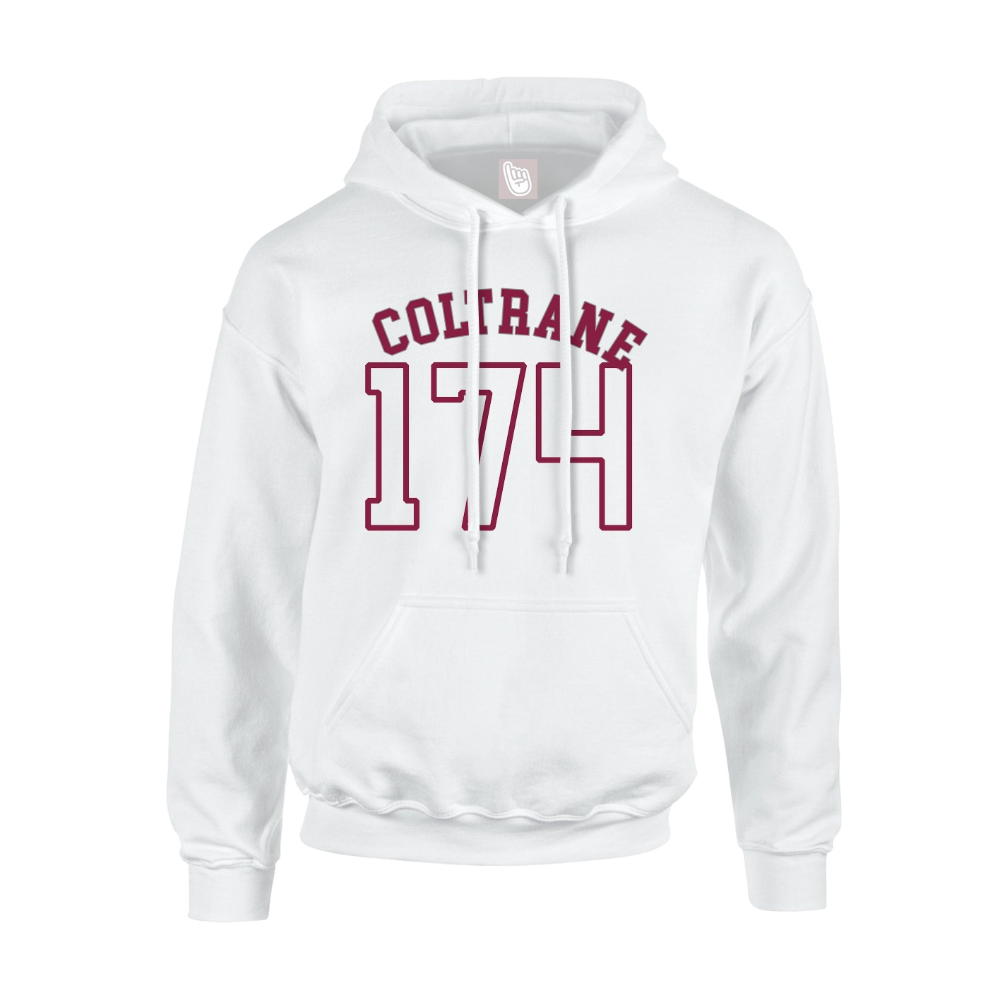 Youth Hoodie — Shirsey Arch in White