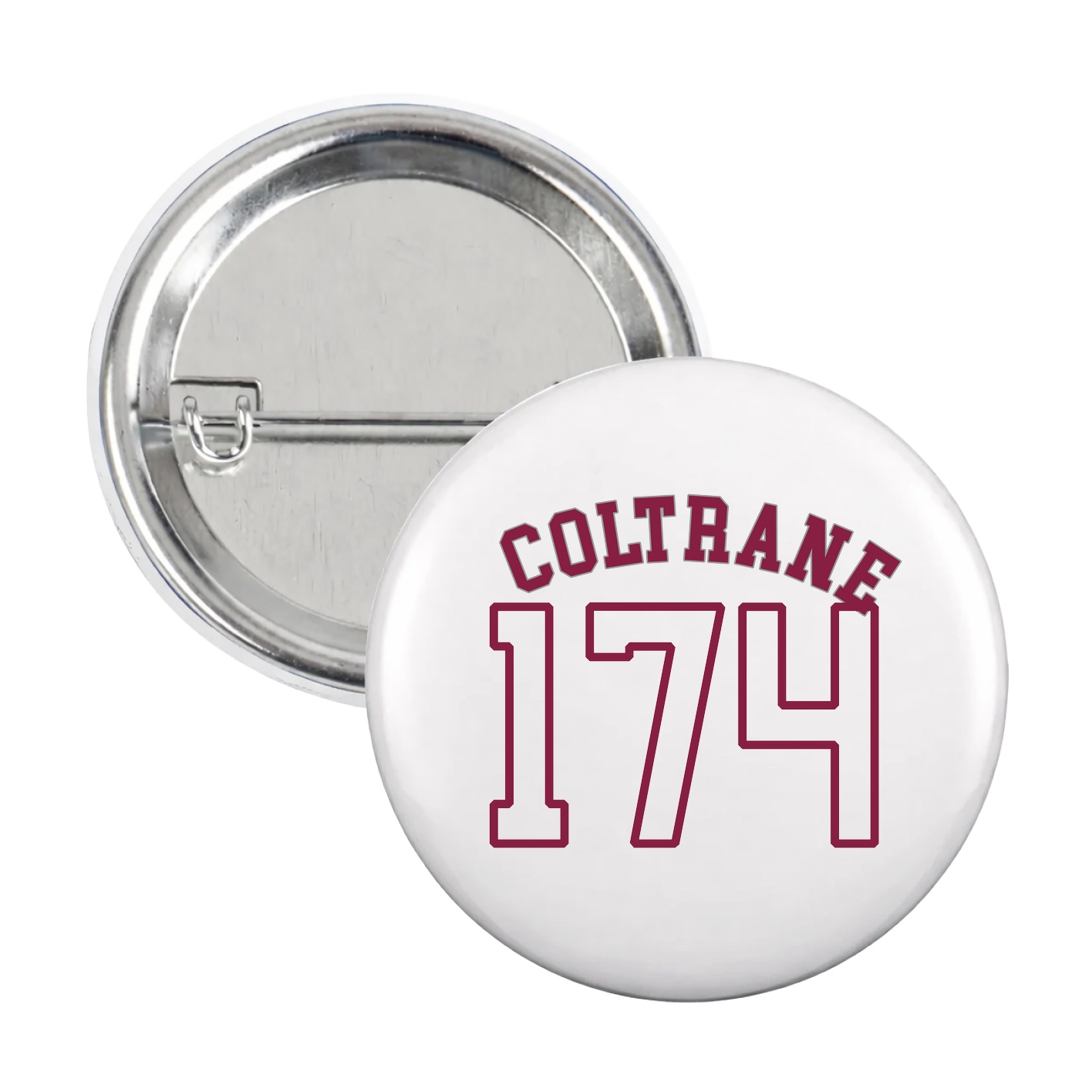 Game Day Button — Shirsey Arch in White