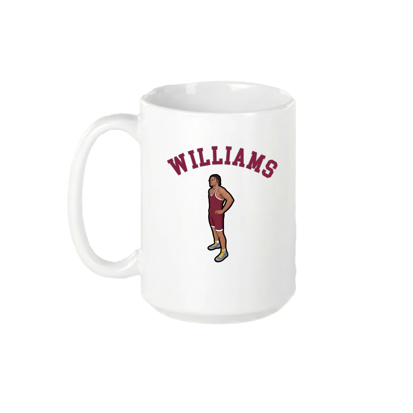 15oz Coffee Mug — Shirsey Arch in White