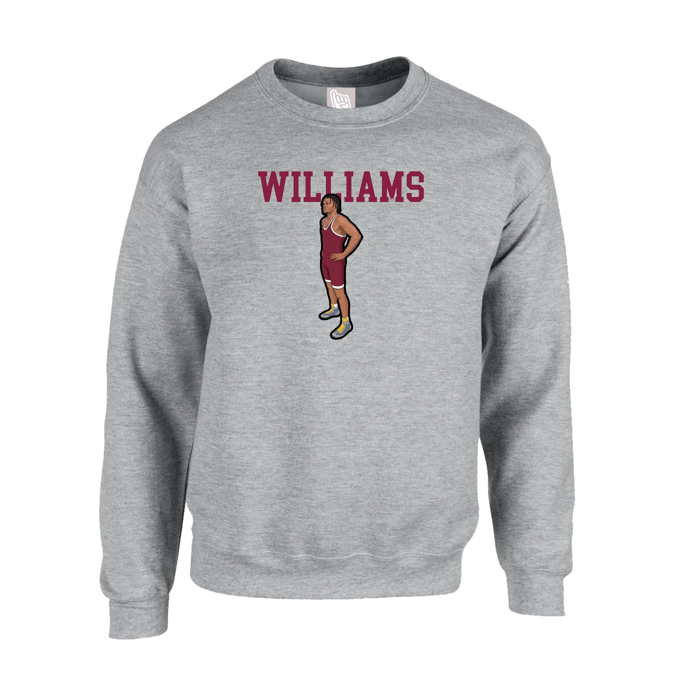 Fleece Crew — Shirsey in Grey