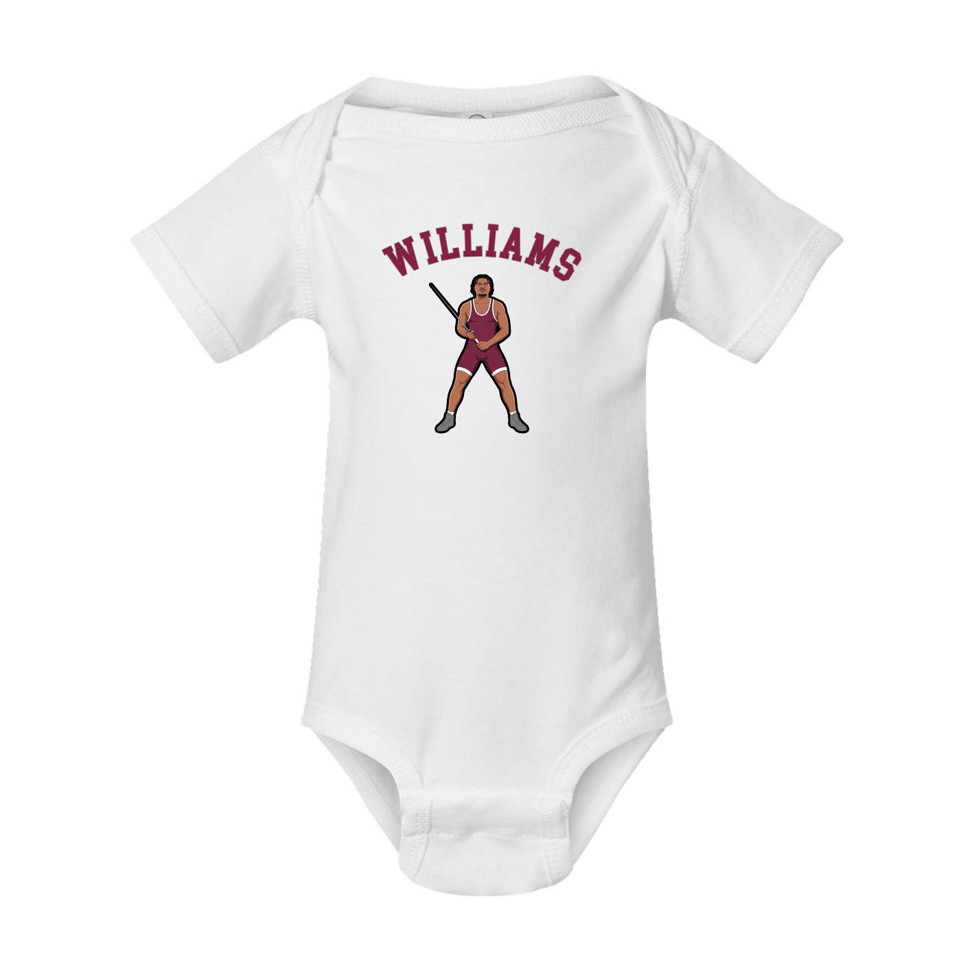 Baby Onesie — Shirsey Arch in White