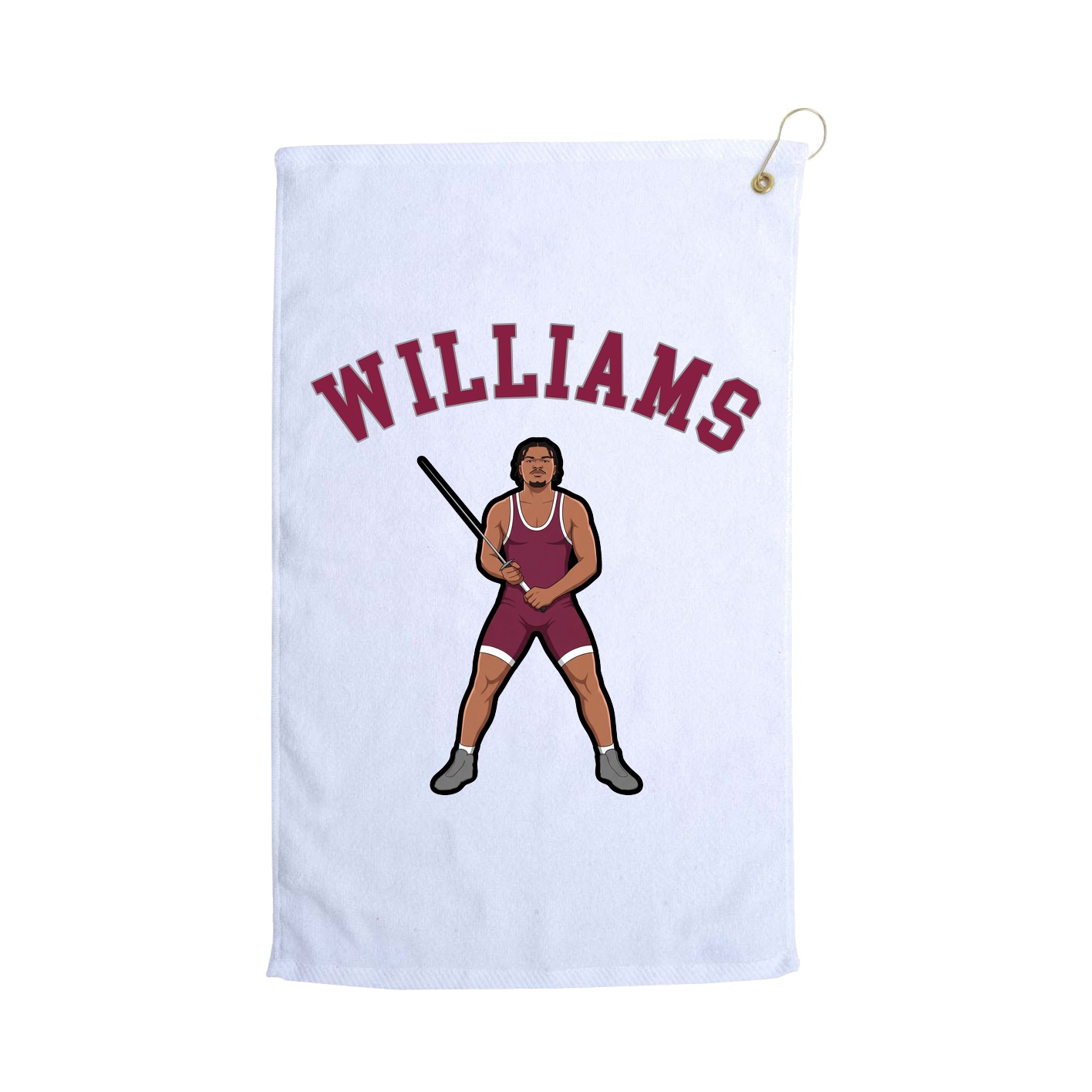 Golf Towel — Shirsey Arch in White