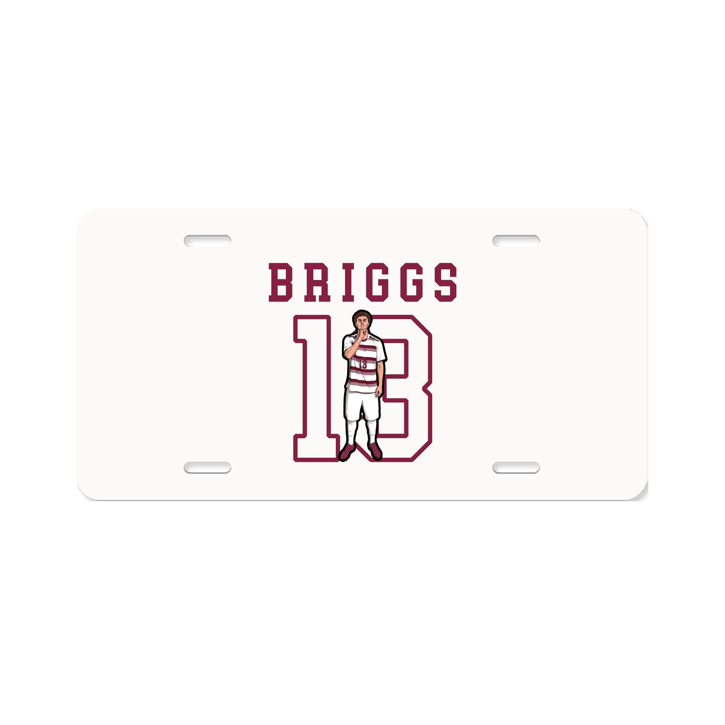 License Plate — Shirsey in Classic