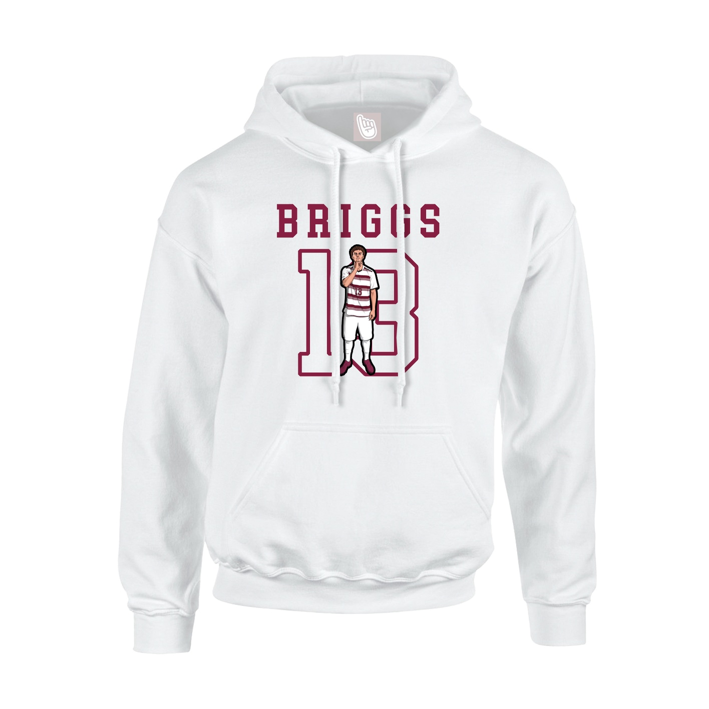 Youth Hoodie — Shirsey in White