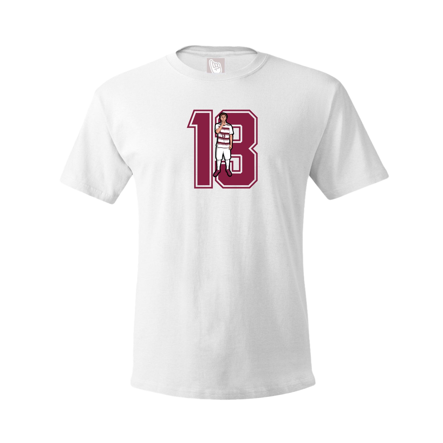 Tee — Number in White