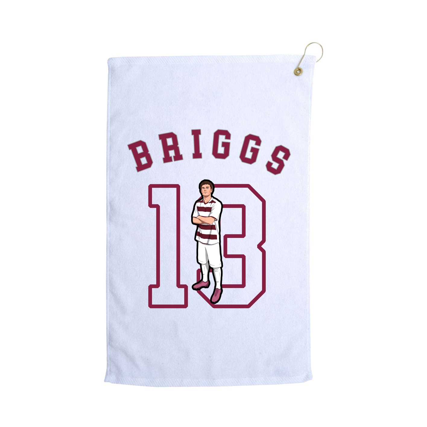 Golf Towel — Shirsey Arch in White