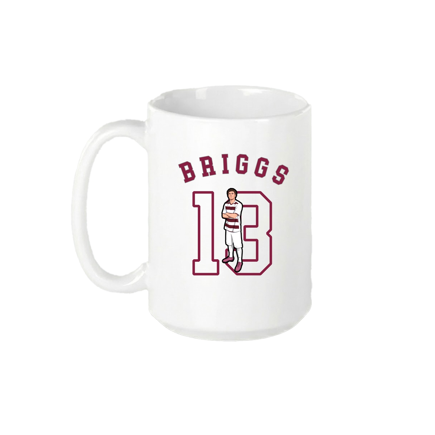 15oz Coffee Mug — Shirsey Arch in White