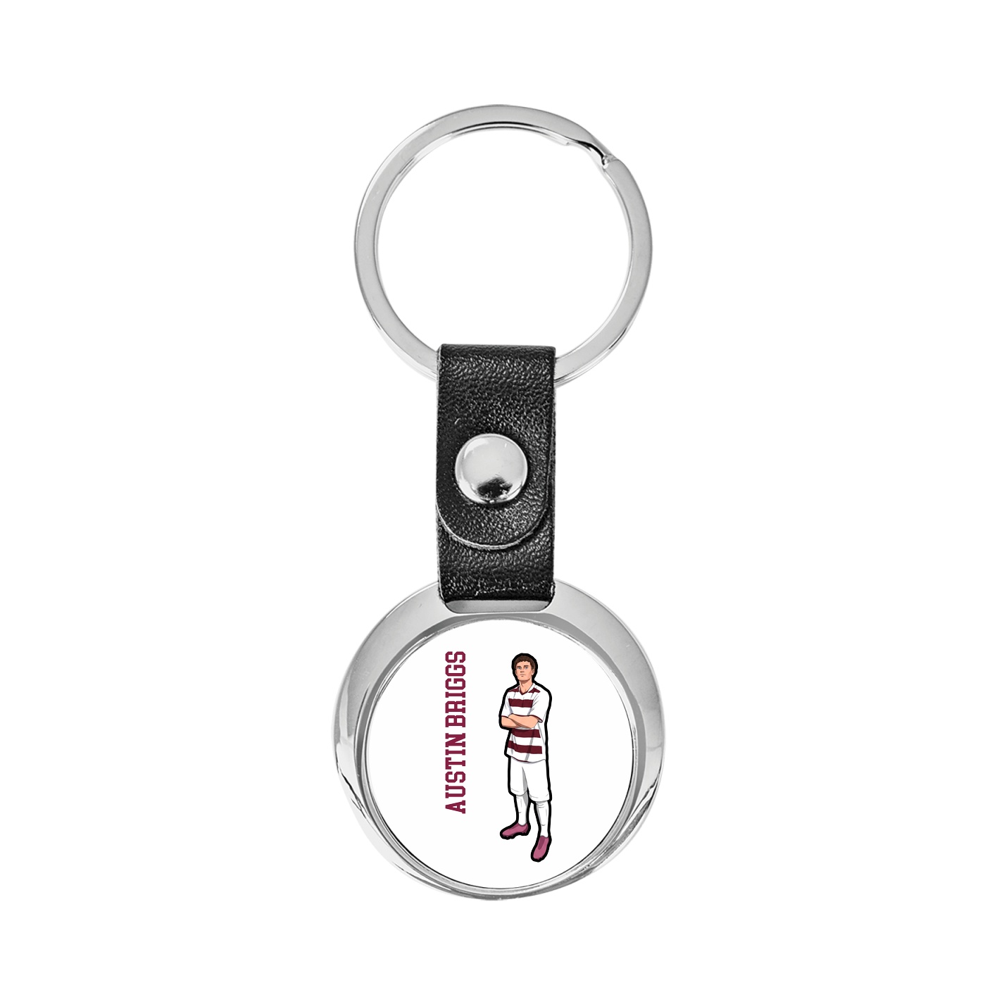 Key Chain — Name Vertical in Classic