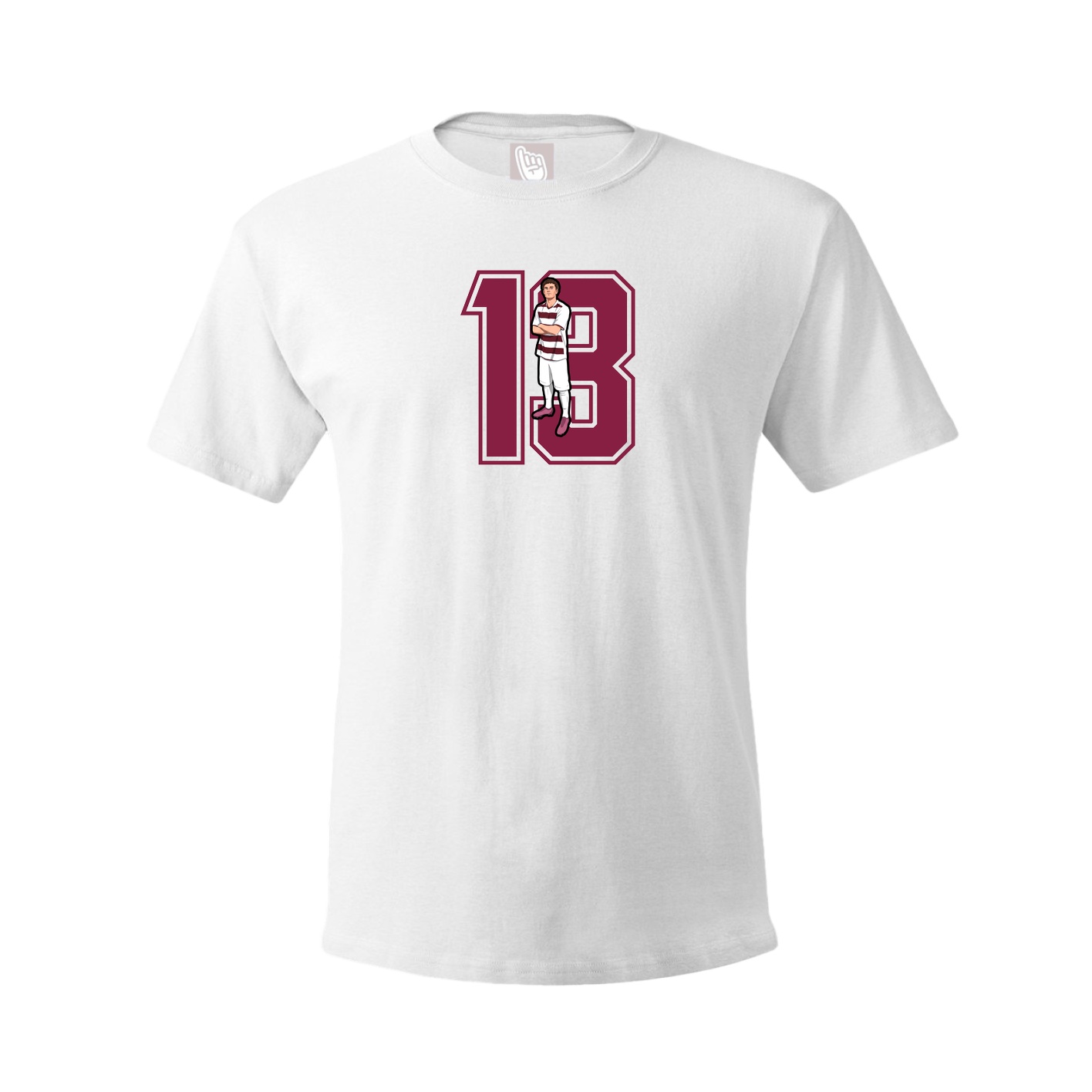 Tee — Number in White