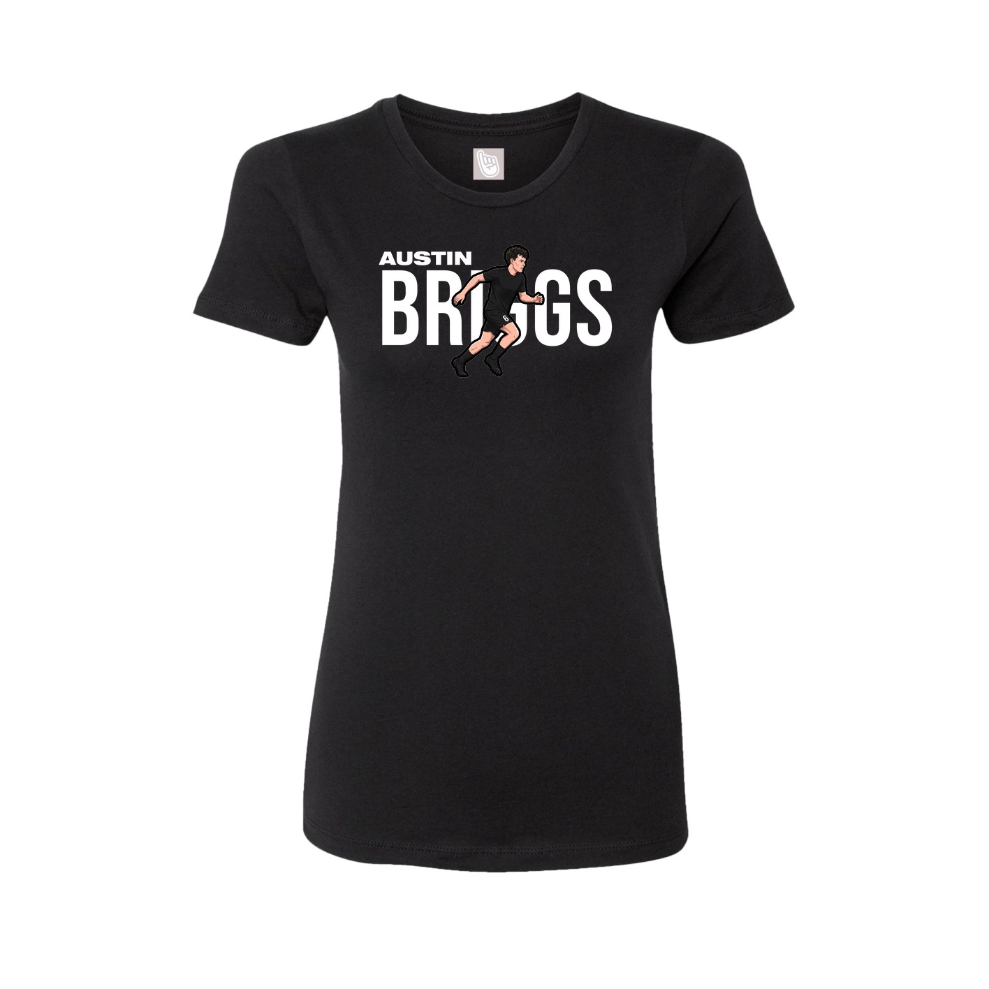 Womens Tee — Player Name in Black
