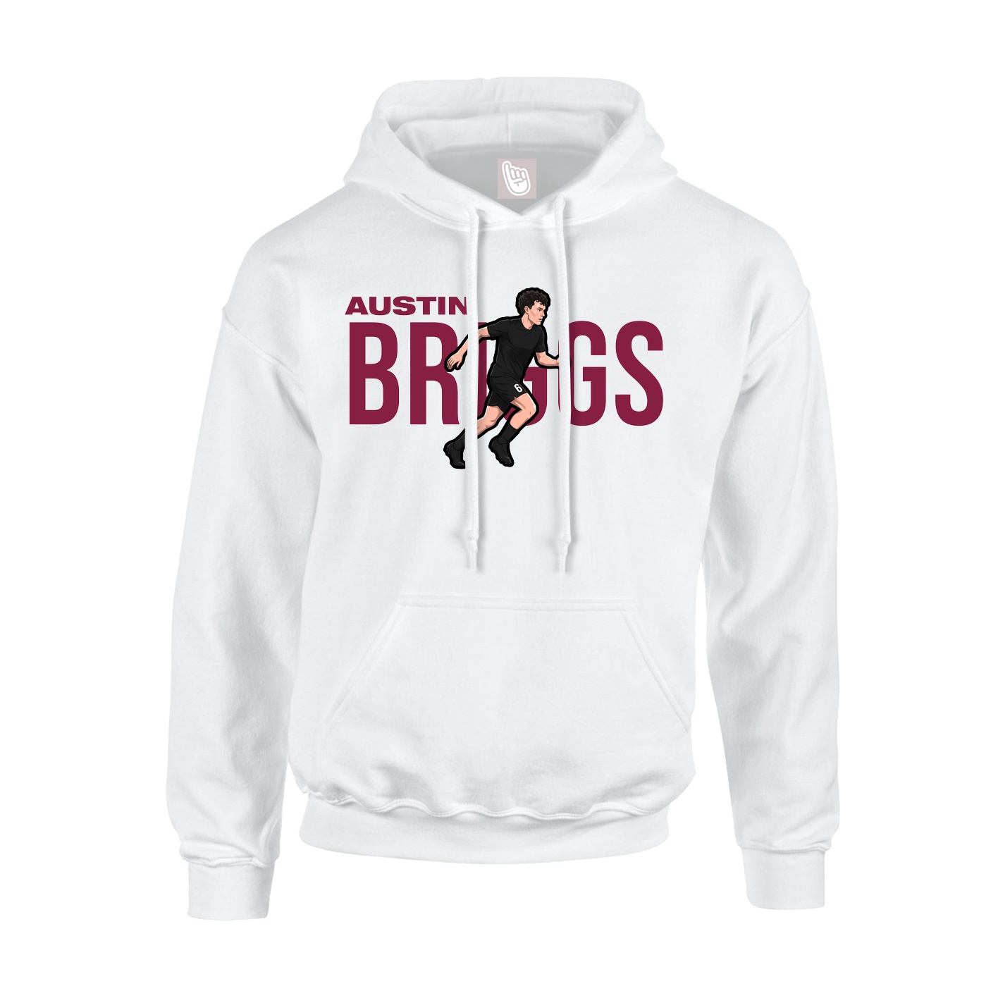 Hoodie — Player Name in White