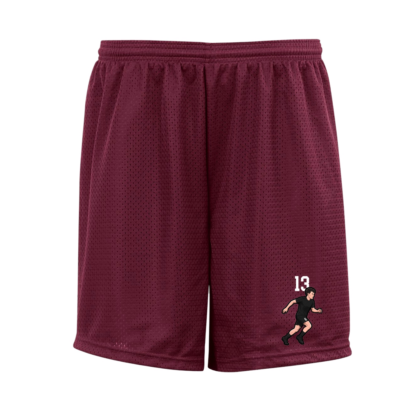 Shorts — Number Top in Cardinal