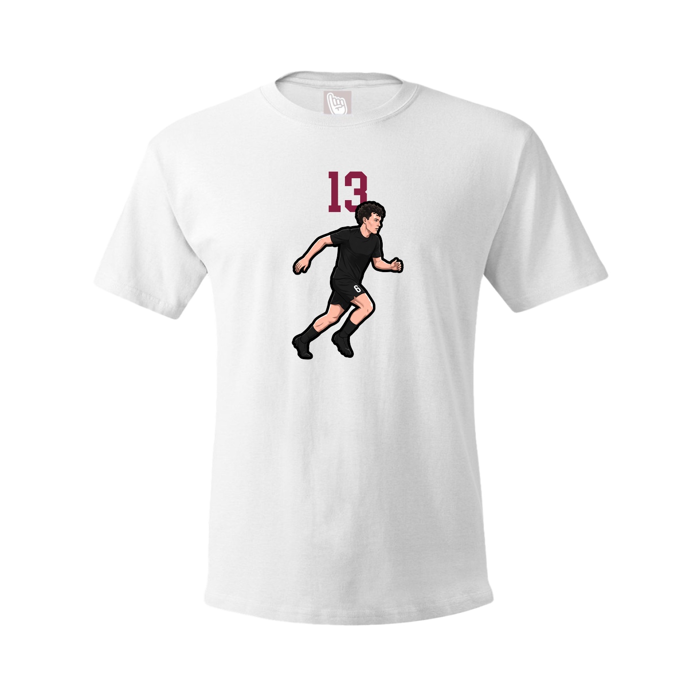 Tee — Number Top in White