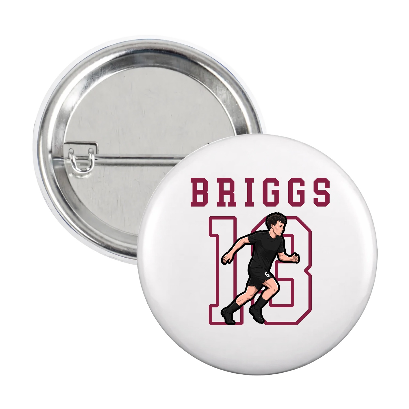 Game Day Button — Shirsey in White
