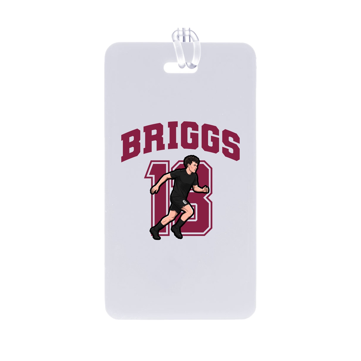 Bag Tag — Number in Classic