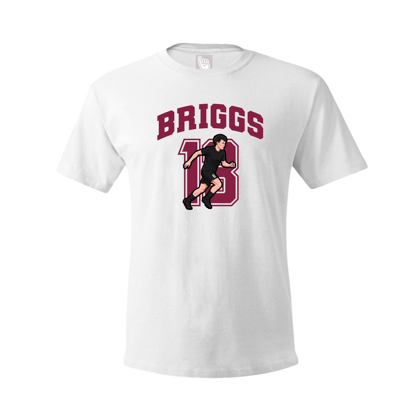 Tee — Number in White