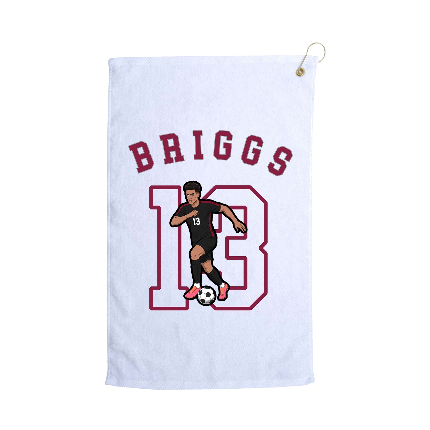 Golf Towel — Shirsey Arch in White