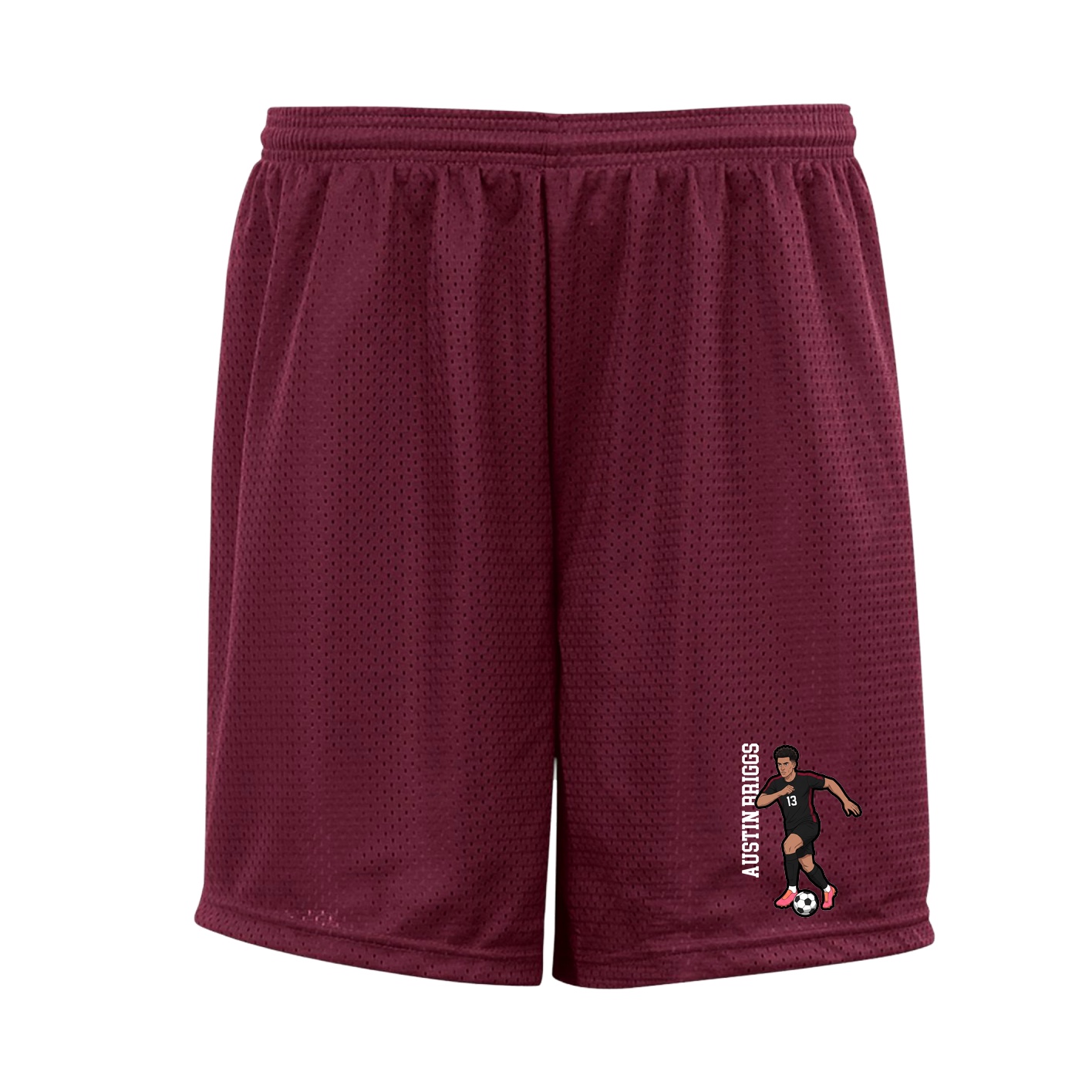Shorts — Name Vertical in Cardinal