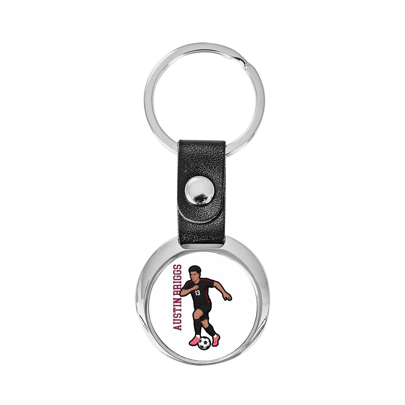 Key Chain — Name Vertical in Classic