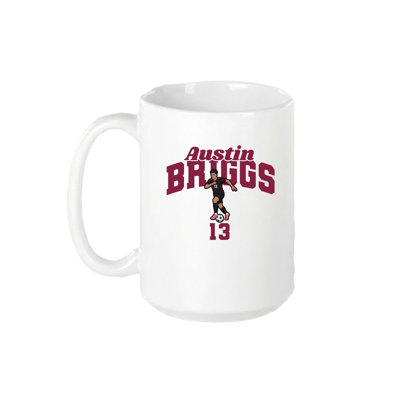 15oz Coffee Mug — Signature Arch in White
