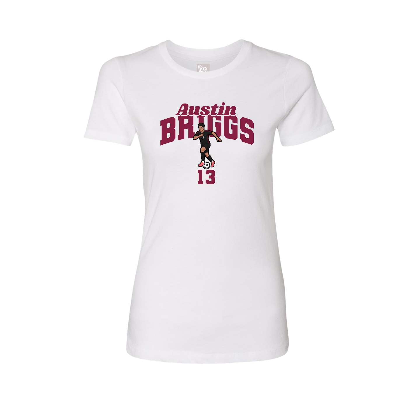 Womens Tee — Signature Arch in White