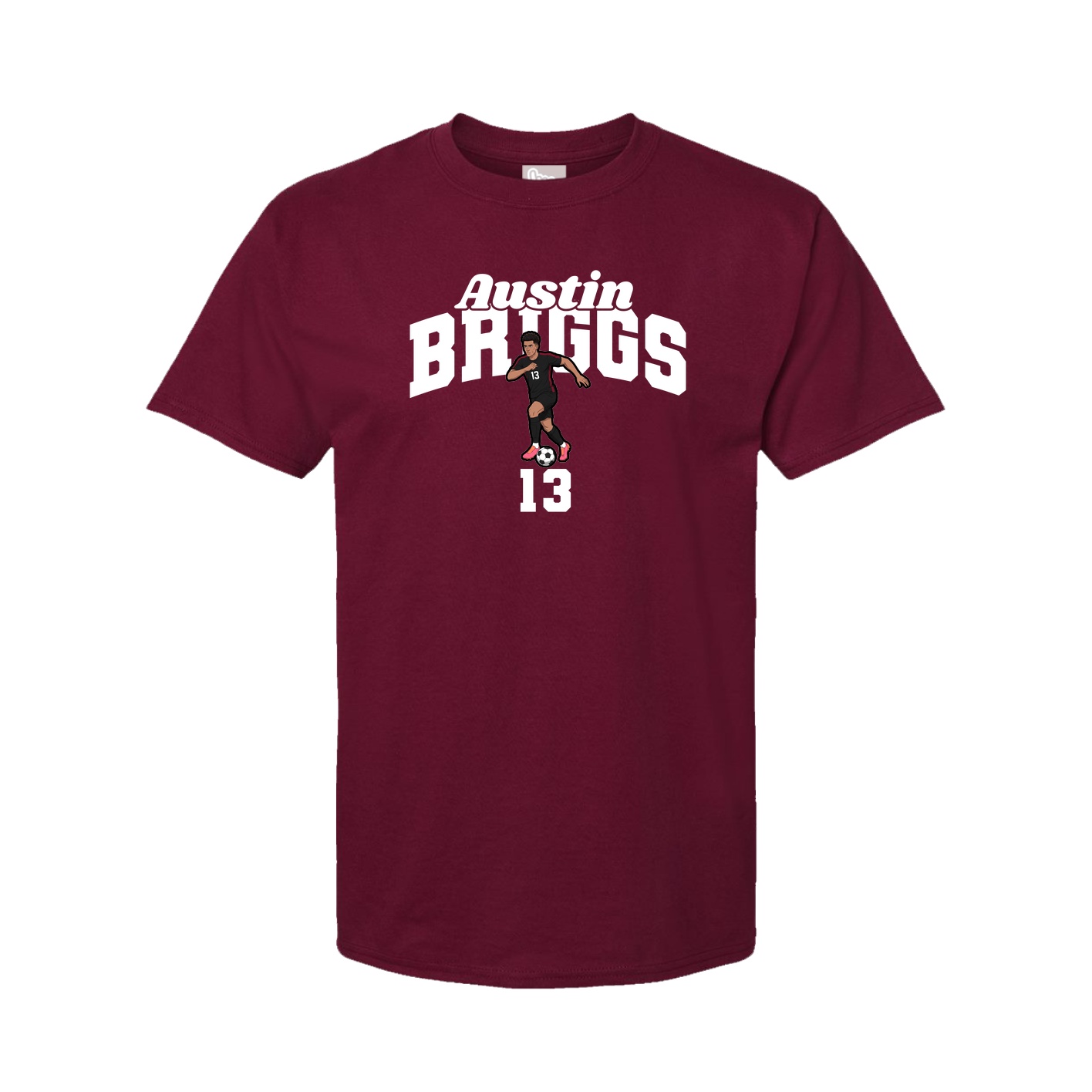 Youth Tee — Signature Arch in Cardinal