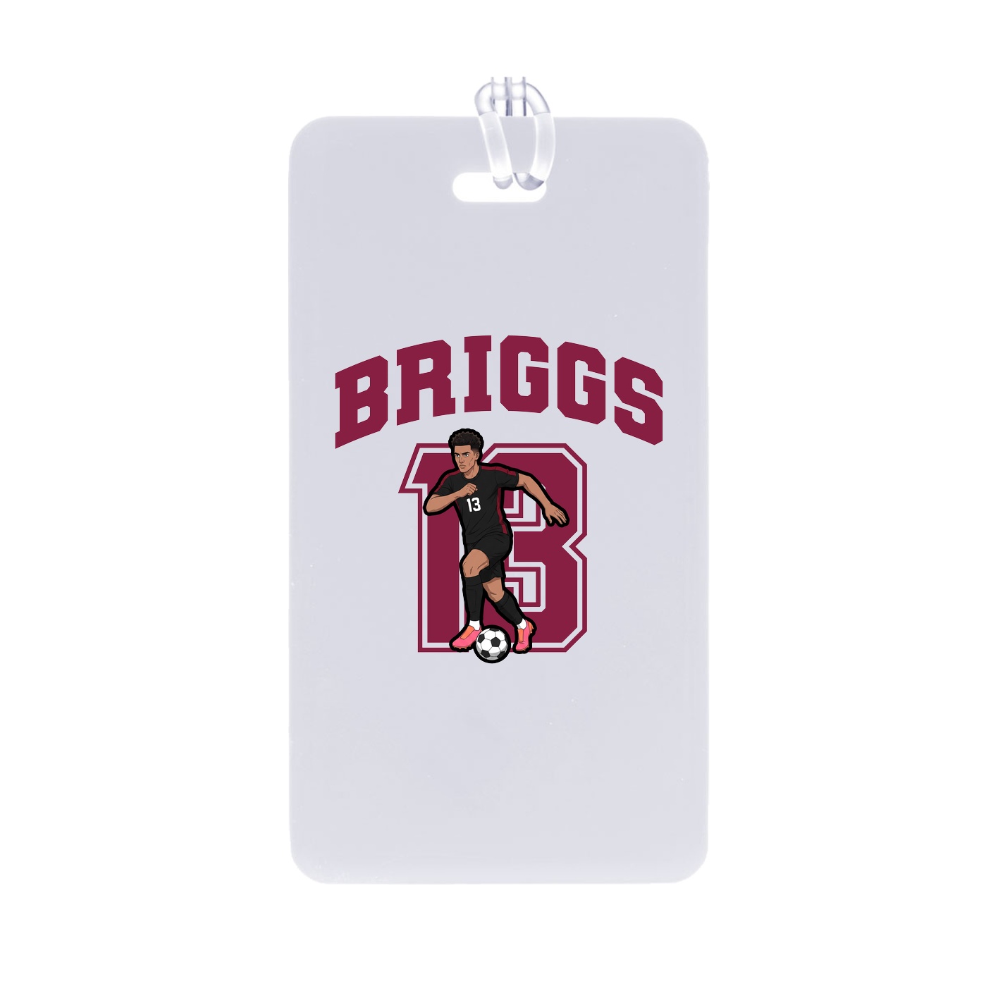 Bag Tag — Number in Classic