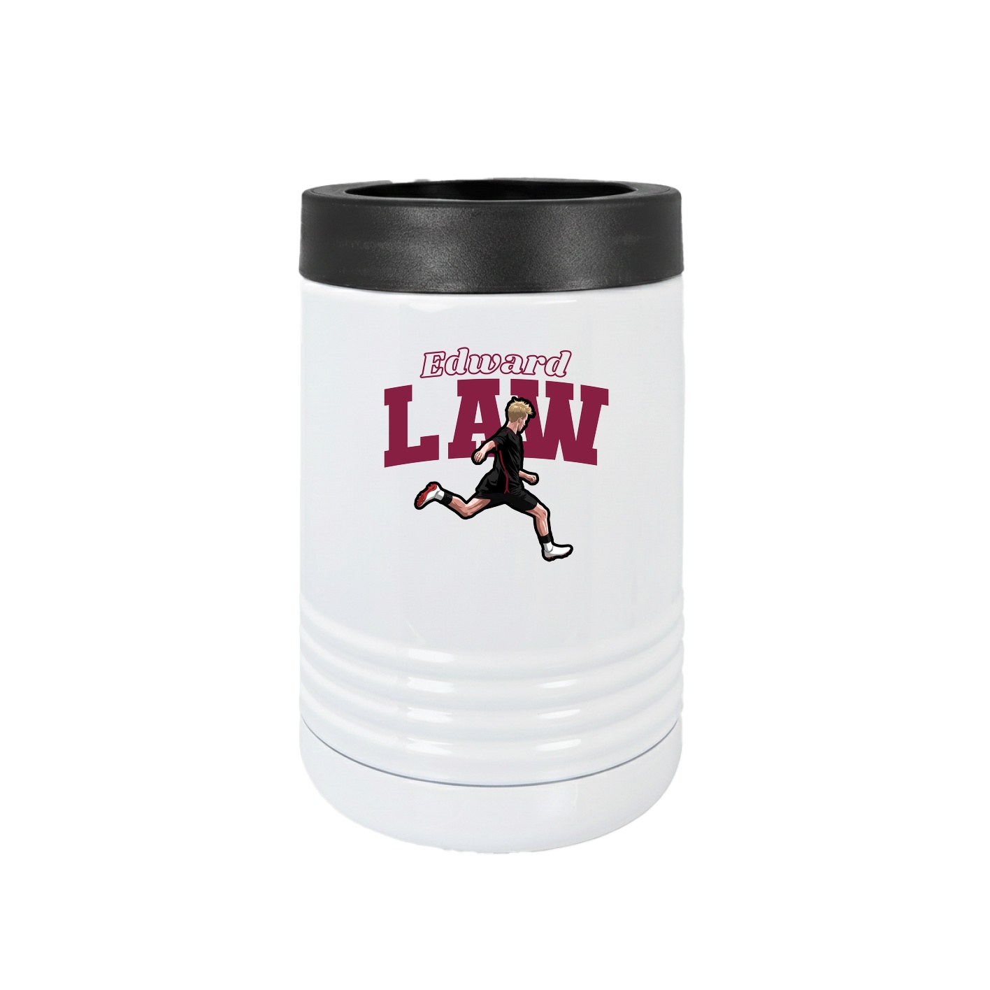 Beverage Holder — Name Arch in White
