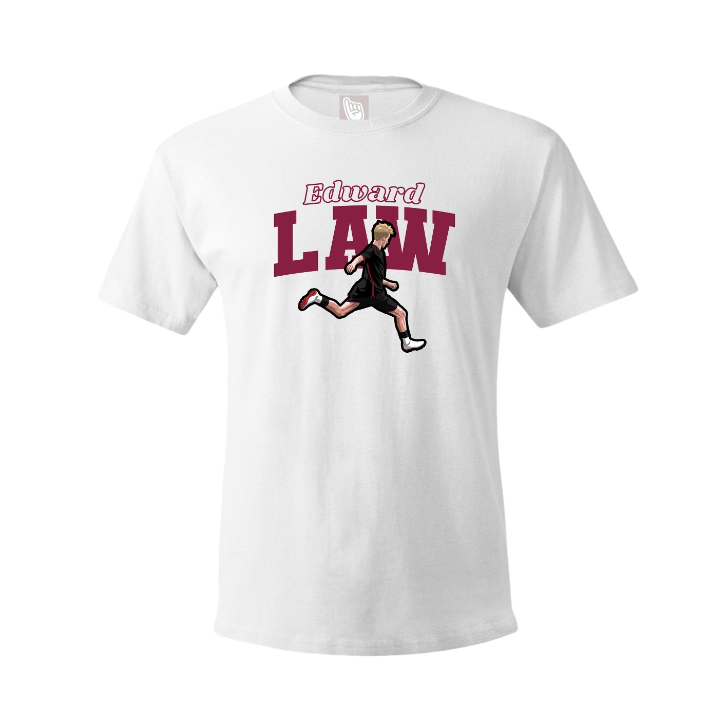 Tee — Name Arch in White