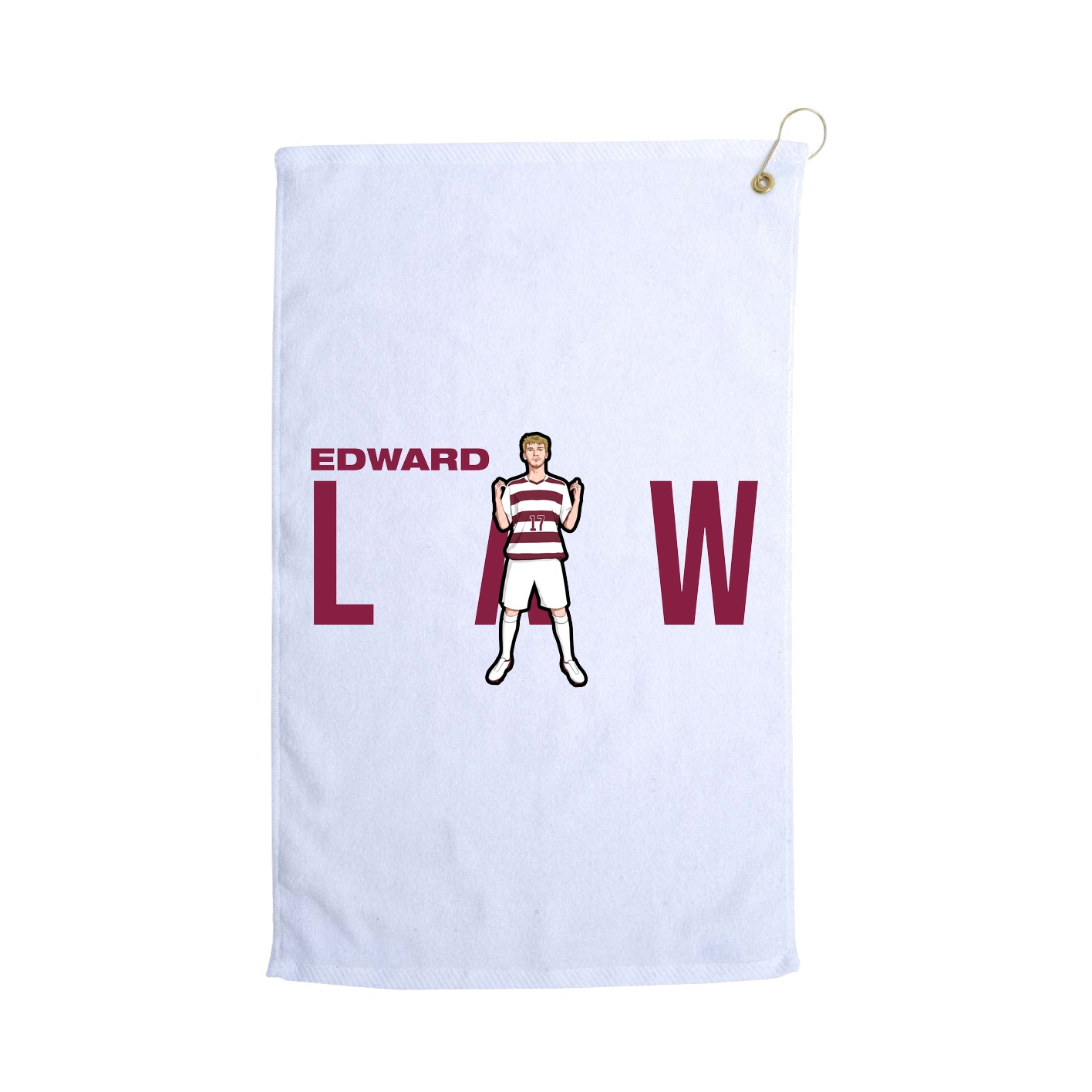 Golf Towel — Player Name in White