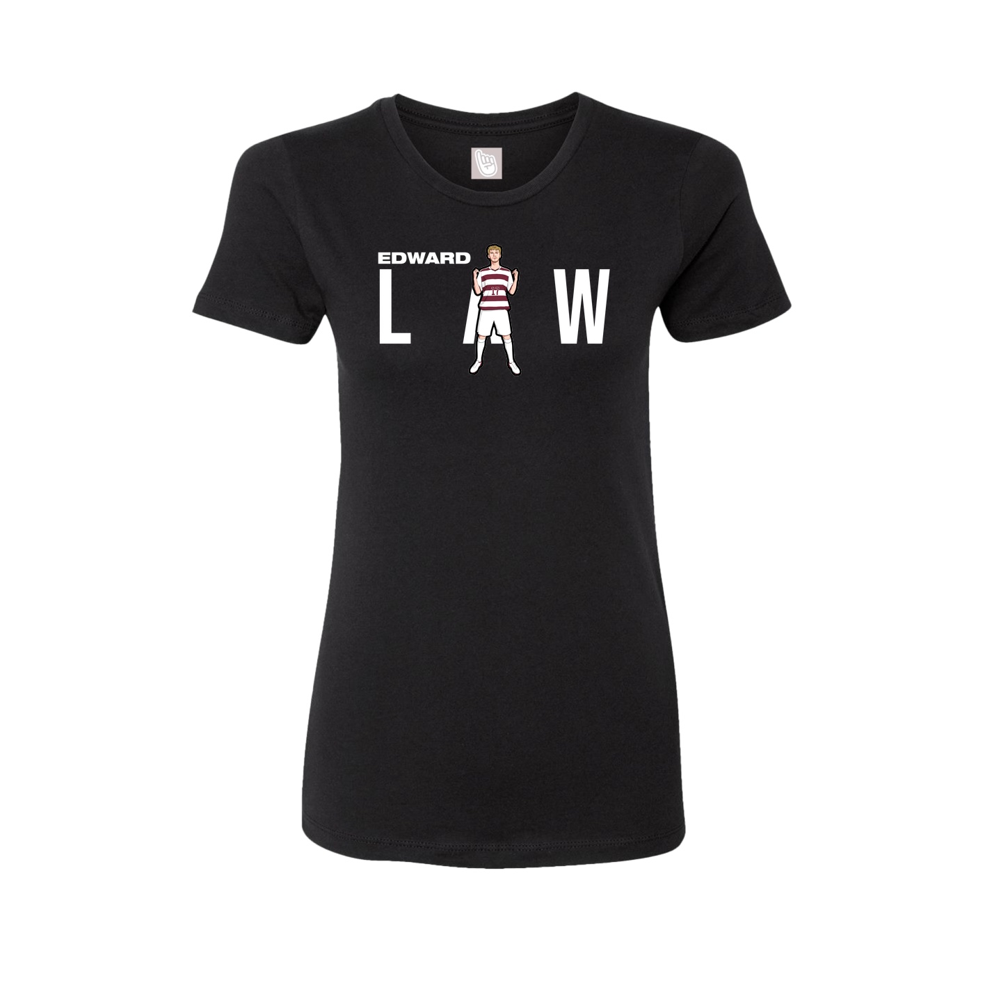 Womens Tee — Player Name in Black