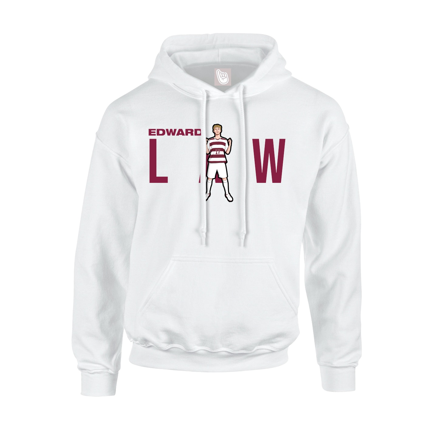 Hoodie — Player Name in White