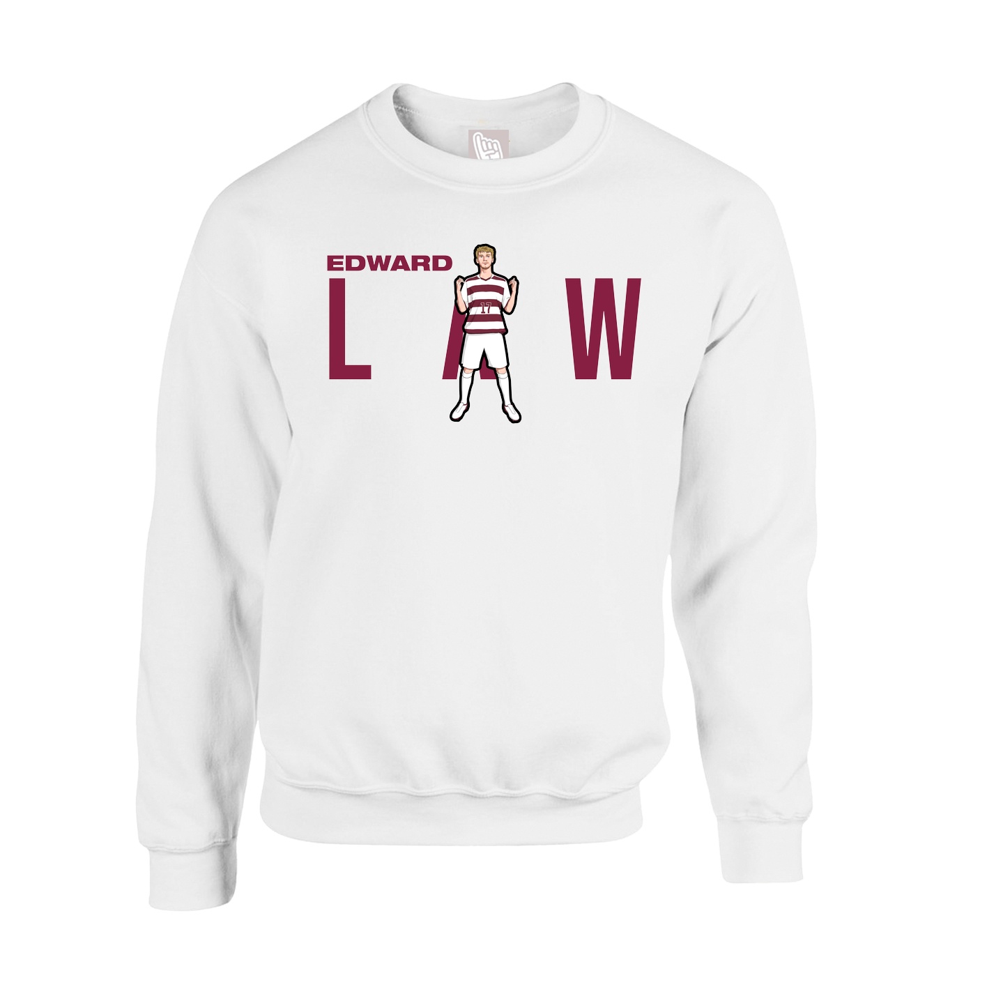 Fleece Crew — Player Name in White
