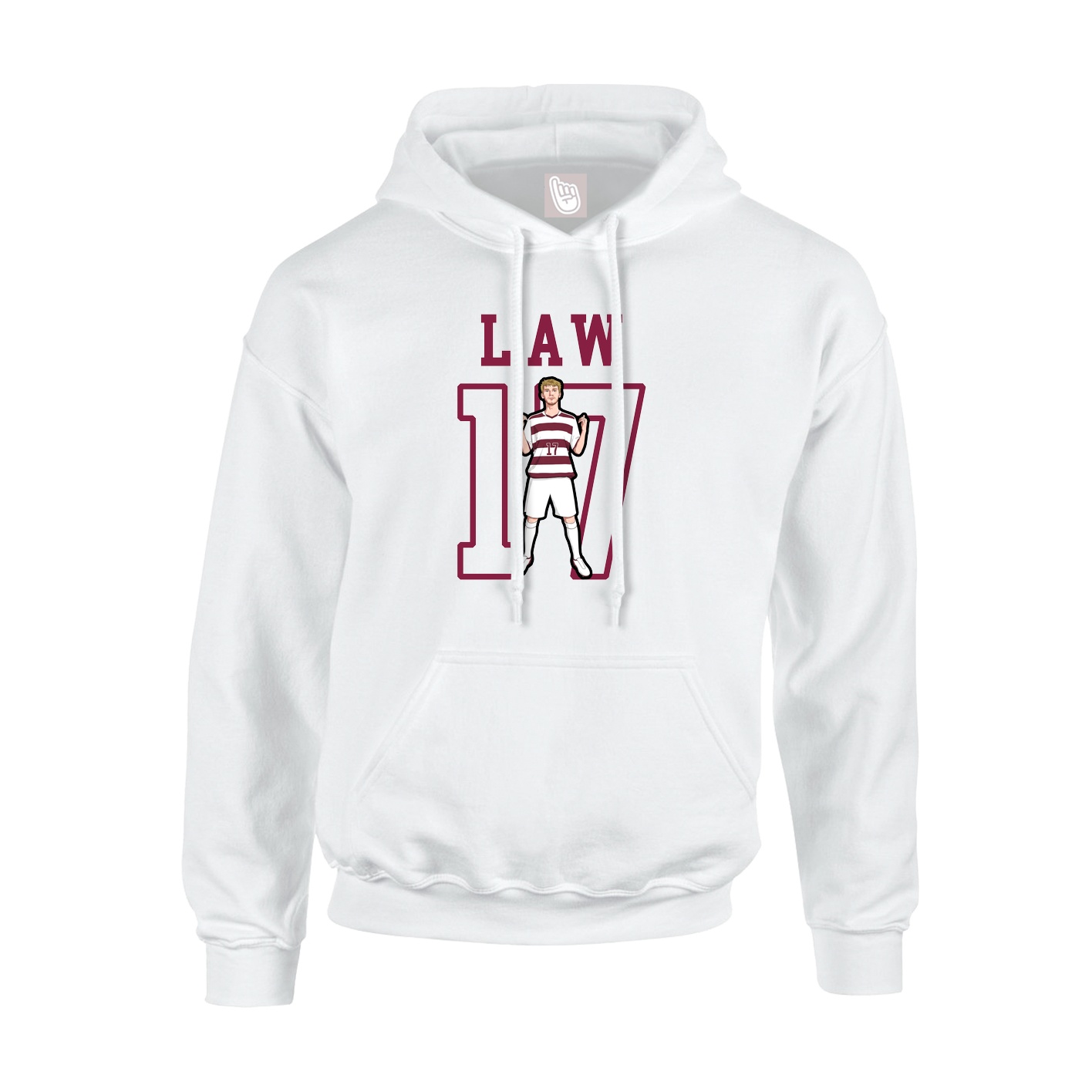Hoodie — Shirsey in White