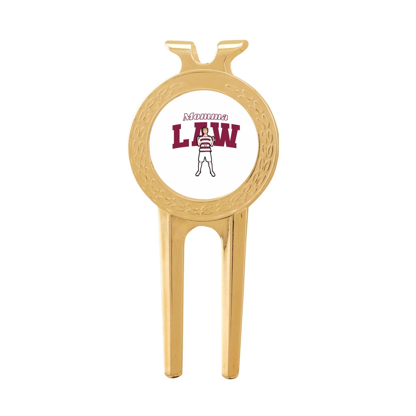 Divot Tool with Ball Marker — Mothers Day Block in Classic