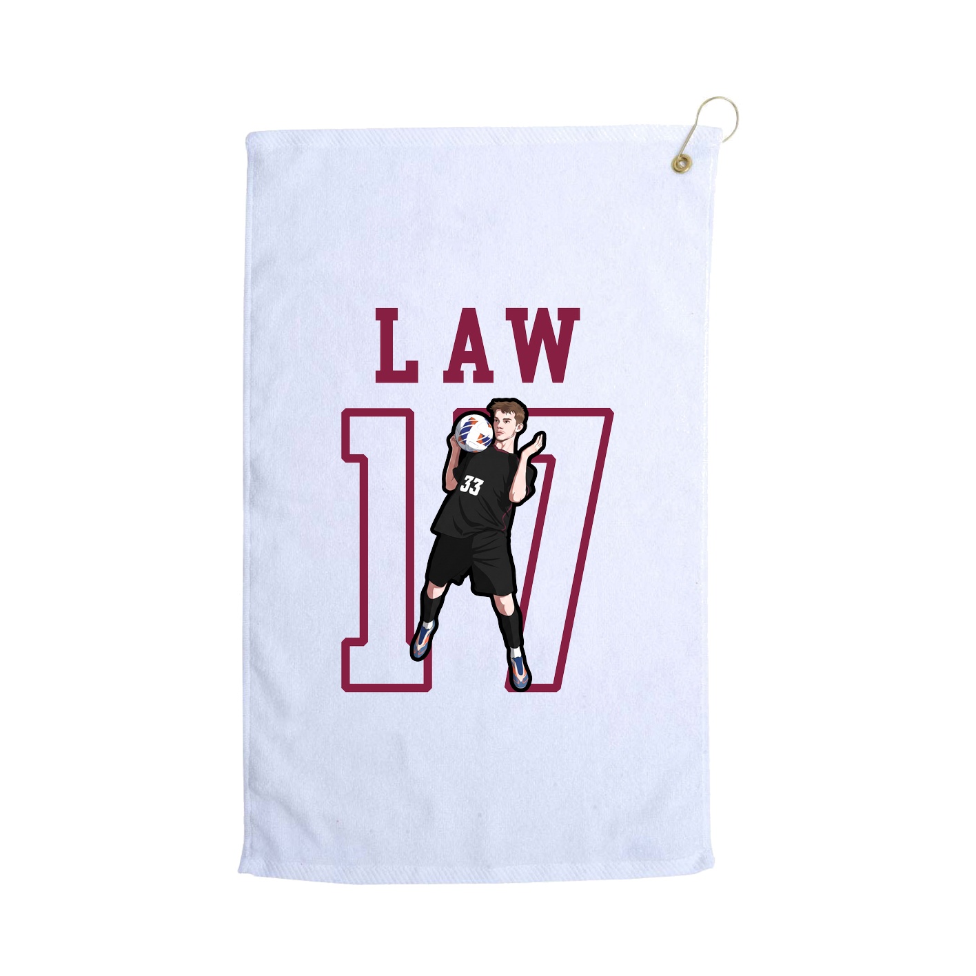 Golf Towel — Shirsey in White